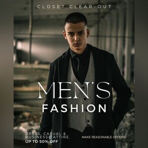 Men Fashion! Dress, Casual & Business Attire. Mix Sizes! Make Reasonable offers